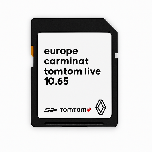 TomTom Carminat LIVE Europe SD Card – Map Version 10.65