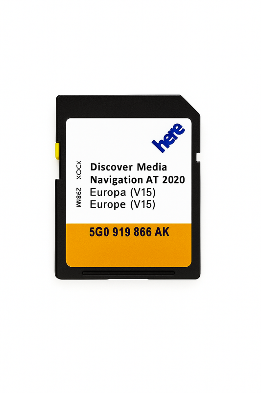 Volkswagen Discover Media Navigation AT Europe (V15) SD Card