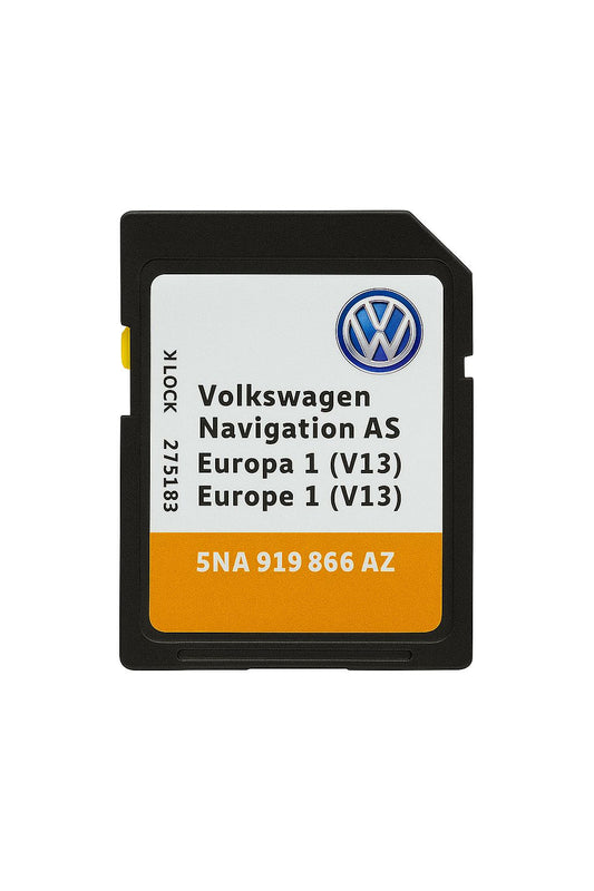 Volkswagen Navigation AS Europe 1 (V13) SD Card